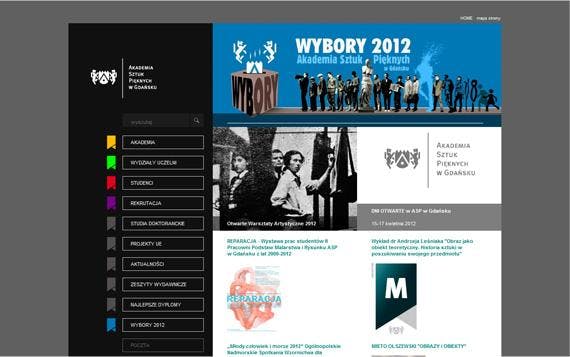 witryna Uniwersytetu Ekonomicznego w Krakowie