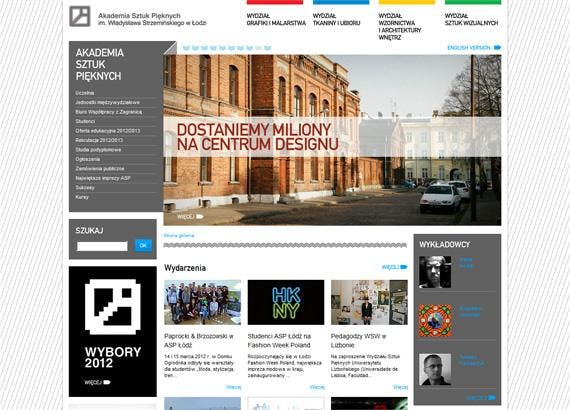 strona internetowa ASP w Łodzi