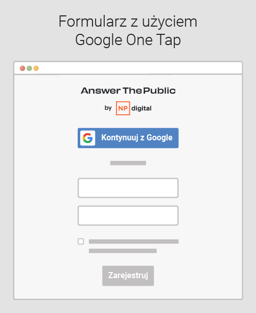 Formularz z użyciem Google One Tap